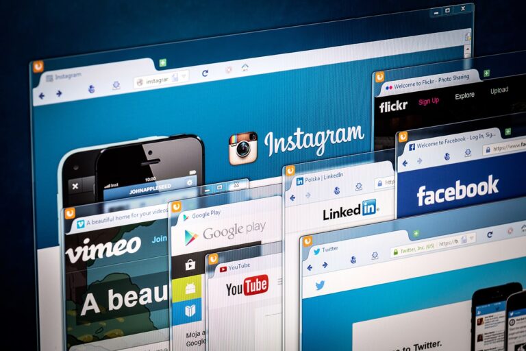 Illustration showing how missing social media profiles leave gaps in brand digital presence
