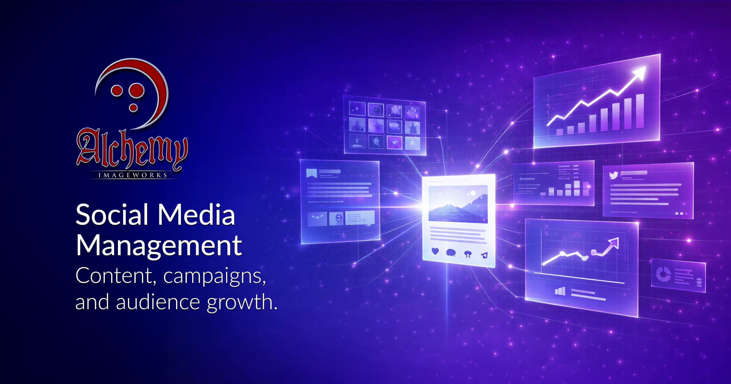 Social media strategy and campaign planning by Alchemy Imageworks