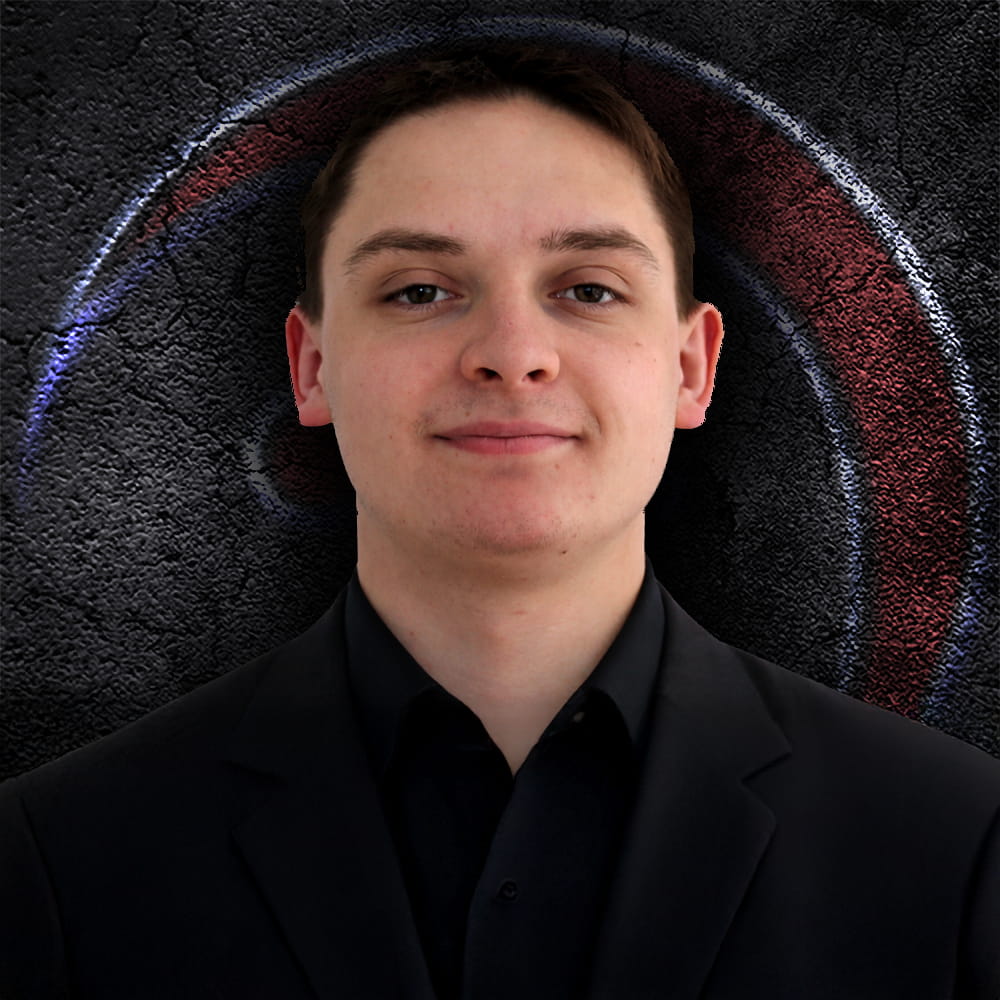 Woman wearing blue denim jacket outdoors